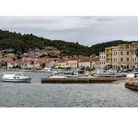 GLHUIOZ Puzzle 1000 Pezzi Puzzle Classici Adulti Stampa ad Alta Definizione Decorazioni per la Casa Gioco di Famiglia Regalo di Natale Croazia Costa Marina Motoscafo 75x50cm