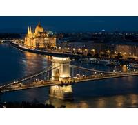 GLHUIOZ Puzzle 1000 Pezzi Puzzle Classici Adulti Stampa ad Alta Definizione Decorazioni per la Casa Gioco di Famiglia Regalo di Natale Budapest Ungheria 75x50cm