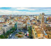 GLHUIOZ Puzzle 1000 pezzi - puzzle per adulti e bambini per la stampa ad alta definizione, gioco di famiglia sfida Spagna Valencia Città 75x50cm