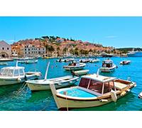 GLHUIOZ Puzzle 1000 Pezzi,Puzzle per Adulti, Puzzle di Legno, Isola della Croazia 75x50cm