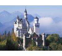 GLHUIOZ Puzzle 1000 Pezzi,Puzzle per Adulti, Puzzle di Legno, Neuschwanstein Germania 75x50cm