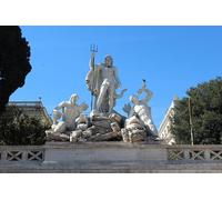 GLHUIOZ Puzzle 1500 Pezzi Puzzle adulti Puzzle Classico paesaggio - Gioco di Puzzle e Gioco di Famiglia, Consigliato per Adulti o Oltre 6 Anni Roma Italia Sculture Uomini Piazza 87x57cm