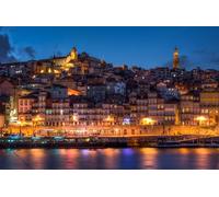 GLHUIOZ Puzzle 1500 Pezzi Puzzle Classici Adulti Paesaggio con Stampa ad Alta Definizione Decorazioni per la Casa Gioco di Famiglia Regalo di Natale Porti turistici del Portogallo 87x57cm