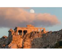 GLHUIOZ Puzzle 1500 Pezzi Puzzle Classici Adulti Paesaggio con Stampa ad Alta Definizione Decorazioni per la Casa Gioco di Famiglia Regalo di Natale Rovine Grecia Acropoli ateniese Atene 87x57cm