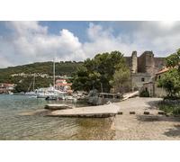 GLHUIOZ Puzzle 1500 Pezzi, Puzzle da 1500 Pezzi per Adulti, Quadri Puzzle per Adulti e Bambini - Stampa di Alta Qualità Porti turistici della costa croata 87x57cm