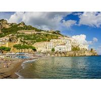 GLHUIOZ Puzzle 1500 pezzi, puzzle per adulti e bambini per la stampa ad alta definizione, gioco di famiglia sfida Costiera Amalfitana Italia Mare 87x57cm