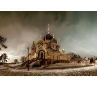 GLHUIOZ Puzzle 1500 pezzi - puzzle per adulti e bambini per la stampa ad alta definizione, gioco di famiglia sfida Templi Russia Chiesa Igor 87x57cm
