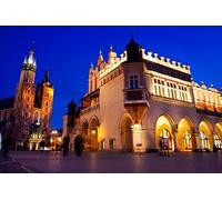 GLHUIOZ Puzzle 1500 Pezzi,Puzzle per Adulti, Puzzle di Legno, Via dei Templi di Cracovia, Polonia 87x57cm