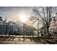GLHUIOZ Puzzle 500 Pezzi, Collezione Paesaggi & Foto, Jigsaw Puzzle per Adulti - Stampa di Alta Qualità Amsterdam Paesi Bassi Bicicletta 52x38cm