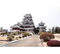 GLHUIOZ Puzzle 500 Pezzi, Collezione Paesaggi & Foto, Jigsaw Puzzle per Adulti - Stampa di Alta Qualità Castelli prefettura del Giappone 52x38cm