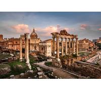 GLHUIOZ Puzzle 500 Pezzi, Collezione Paesaggi & Foto, Jigsaw Puzzle per Adulti - Stampa di Alta Qualità Rovine italiane del Foro Romano 52x38cm
