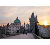 GLHUIOZ Puzzle 500 Pezzi, Collezione Paesaggi & Foto, Jigsaw Puzzle per Adulti - Stampa di Alta Qualità Sculture dei ponti della Repubblica di Praga 52x38cm