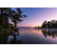 GLHUIOZ Puzzle 500 Pezzi paesaggi-Puzzle di Legno- Relax Puzzle Giochi-rompicapo Puzzle Città Romantica per Bambini e Adulti Regali,Foschia,52x38cm