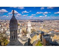 GLHUIOZ Puzzle 500 Pezzi paesaggi-Puzzle di Legno- Relax Puzzle Giochi-rompicapo Puzzle Città Romantica per Bambini e Adulti Regali Francia Parigi 52x38cm