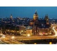 GLHUIOZ Puzzle 500 Pezzi Puzzle adulti Puzzle Classico paesaggio - Gioco di Puzzle e Gioco di Famiglia, Consigliato per Adulti o Oltre 6 Anni Paesi Bassi Amsterdam 52x38cm