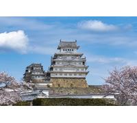 GLHUIOZ Puzzle 500 Pezzi Puzzle adulti Puzzle Classico paesaggio - Gioco di Puzzle e Gioco di Famiglia, Consigliato per Adulti o Oltre 6 Anni Castelli Giappone Himeji 52x38cm