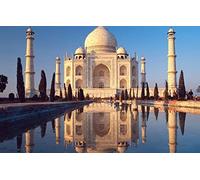 GLHUIOZ Puzzle 500 Pezzi Puzzle adulti Puzzle Classico paesaggio - Gioco di Puzzle e Gioco di Famiglia,Consigliato per Adulti o Oltre 6 Anni India,Taj Mahal,Mausoleo,52x38cm