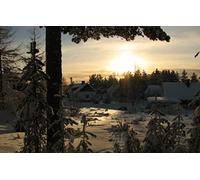 GLHUIOZ Puzzle 500 Pezzi Puzzle adulti Puzzle Classico paesaggio - Gioco di Puzzle e Gioco di Famiglia,Consigliato per Adulti o Oltre 6 Anni,Villaggio,52x38cm