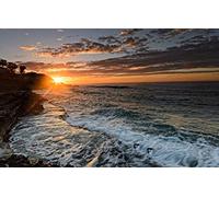 GLHUIOZ Puzzle 500 Pezzi Puzzle adulti Puzzle Classico paesaggio - Gioco di Puzzle e Gioco di Famiglia,Consigliato per Adulti o Oltre 6 Anni Costa,Spagna,Mar Mediterraneo,52x38cm