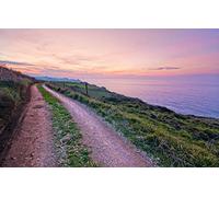 GLHUIOZ Puzzle 500 Pezzi Puzzle adulti Puzzle Classico paesaggio - Gioco di Puzzle e Gioco di Famiglia,Consigliato per Adulti o Oltre 6 Anni Costa,Spagna,Sentiero,52x38cm