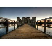 GLHUIOZ Puzzle 500 Pezzi Puzzle Classici Adulti Paesaggio con Stampa ad Alta Definizione Decorazioni per la Casa Gioco di Famiglia Regalo di Natale Castelli Ponti Scozia 52x38cm