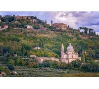 GLHUIOZ Puzzle 500 Pezzi Puzzle Classici Adulti Paesaggio con Stampa ad Alta Definizione Decorazioni per la Casa Gioco di Famiglia Regalo di Natale Italia Toscana Montepulciano 52x38cm