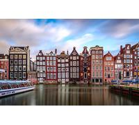 GLHUIOZ Puzzle 500 Pezzi Puzzle Classici Adulti Paesaggio con Stampa ad Alta Definizione Decorazioni per la Casa Gioco di Famiglia Regalo di Natale Paesi Bassi Amsterdam Porti turistici 52x38cm