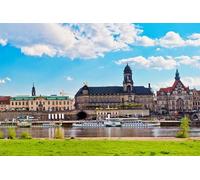 GLHUIOZ Puzzle 500 Pezzi Puzzle Classici Adulti Stampa ad Alta Definizione Decorazioni per la Casa Gioco di Famiglia Regalo di Natale Germania Fiumi Porti turistici Battello fluviale 52x38cm