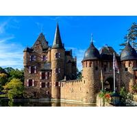 GLHUIOZ Puzzle 500 Pezzi Puzzle Classici Adulti Stampa ad Alta Definizione Decorazioni per la Casa Gioco di Famiglia Regalo di Natale Castelli Germania Satzvey 52x38cm