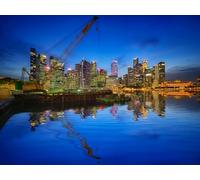 GLHUIOZ Puzzle 500 pezzi, puzzle per adulti e bambini per la stampa ad alta definizione, gioco di famiglia sfida Marina degli Stati Uniti nella città di Chicago 52x38cm