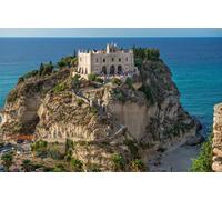 GLHUIOZ Puzzle 500 pezzi, puzzle per adulti e bambini per la stampa ad alta definizione, gioco di famiglia sfida Italy Tropea 52x38cm