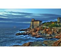 GLHUIOZ Puzzle 500 pezzi - puzzle per adulti e bambini per la stampa ad alta definizione, gioco di famiglia sfida Costa italiana 52x38cm