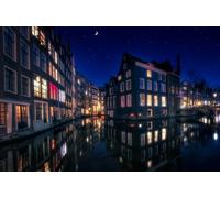 GLHUIOZ Puzzle 500 Pezzi,Puzzle per Adulti, Puzzle di Legno, Amsterdam, Paesi Bassi 52x38cm