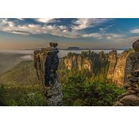 GLHUIOZ Puzzle 500 Pezzi,Puzzle per Adulti,Puzzle di Legno,Germania,Svizzera sassone,52x38cm