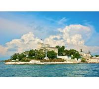 GLHUIOZ Puzzle 500 Pezzi,Puzzle per Adulti, Puzzle di Legno, Russia Crimea Porti turistici Monumenti 52x38cm