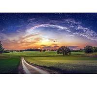 GLHUIOZ Puzzle da 1500 pezzi,puzzle per adulti,impossible puzzle,gioco di abilità colorato,gioco di abilità per tutta la famiglia,puzzle per adulti,Campo,87x57cm