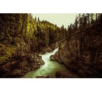 GLHUIOZ Puzzle da 1500 pezzi,puzzle per adulti,impossible puzzle,gioco di abilità colorato,gioco di abilità per tutta la famiglia,puzzle per adulti,Canada,Parco provinciale,Cascate di Nairn,87x57cm