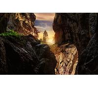 GLHUIOZ Puzzle da 500 pezzi,impossible puzzle,gioco di abilità colorato,gioco di abilità per tutta la famiglia,La Svizzera,il cantone di Berna,Schattenhalb,52x38cm