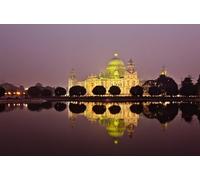 GLHUIOZ Puzzle da 500 pezzi, puzzle per adulti, impossible puzzle, gioco di abilità colorato, gioco di abilità per tutta la famiglia, puzzle per adulti, India Calcutta Victoria 52x38cm