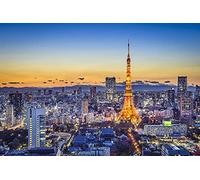 GLHUIOZ Puzzle da 500 pezzi, puzzle per adulti, impossible puzzle, gioco di abilità colorato, gioco di abilità per tutta la famiglia, puzzle per adulti, Tokyo, Giappone 52x38cm
