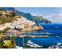 GLHUIOZ Puzzle da 500 pezzi, puzzle per adulti, impossible puzzle, gioco di abilità colorato, gioco di abilità per tutta la famiglia, puzzle per adulti, Porti turistici della costa italiana 52x38cm