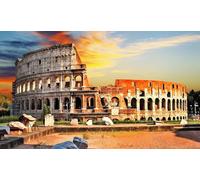 GLHUIOZ Puzzle da 500 pezzi, puzzle per adulti, puzzle impossibile, puzzle per adulti a partire dai 6 anni, regalo romantico per uomini e donne. Roma Italia Colosseo 52x38cm
