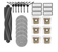 Gli accessori for aspirapolvere Compatibile con Dreame L20 Ultra / L30 Ultra / X20 Pro, spazzola principale, spazzola laterale, filtro HEPA, panno for mocio, sacchetto for la polvere(As shown q)