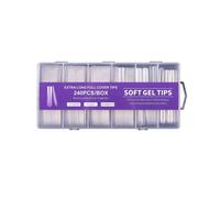 Gli Adesivi per Unghie Super Lunghi da 240 Pezzi Sono Adatti per il Ballo del Festival per Renderti Più Bella