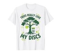 Gli Alberi Amano Davvero i Miei Dischi Funny Disc Golf Maglietta