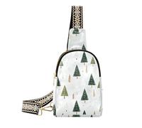 Gli alberi del fumetto alla moda hanno personalizzato la borsa a tracolla multiuso in pelle verde per il pacchetto di giorno