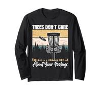 Gli Alberi Non Si preoccupano dei Tuoi Sentimenti Disco Golf Frolf Maglia a Manica