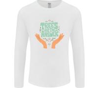 Gli Alberi Sono La Risposta Al Cambiamento Climatico Uomo Manica Lunga T-Shirt
