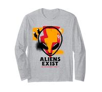 Gli Alieni esistono e Il Tuo Governo Lo sa (Alien Graphic) Maglia a Manica