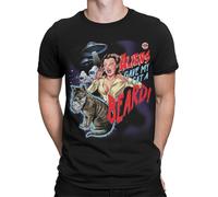 Gli alieni hanno dato la barba al mio gatto T-shirt eccentrica anni 90 per...